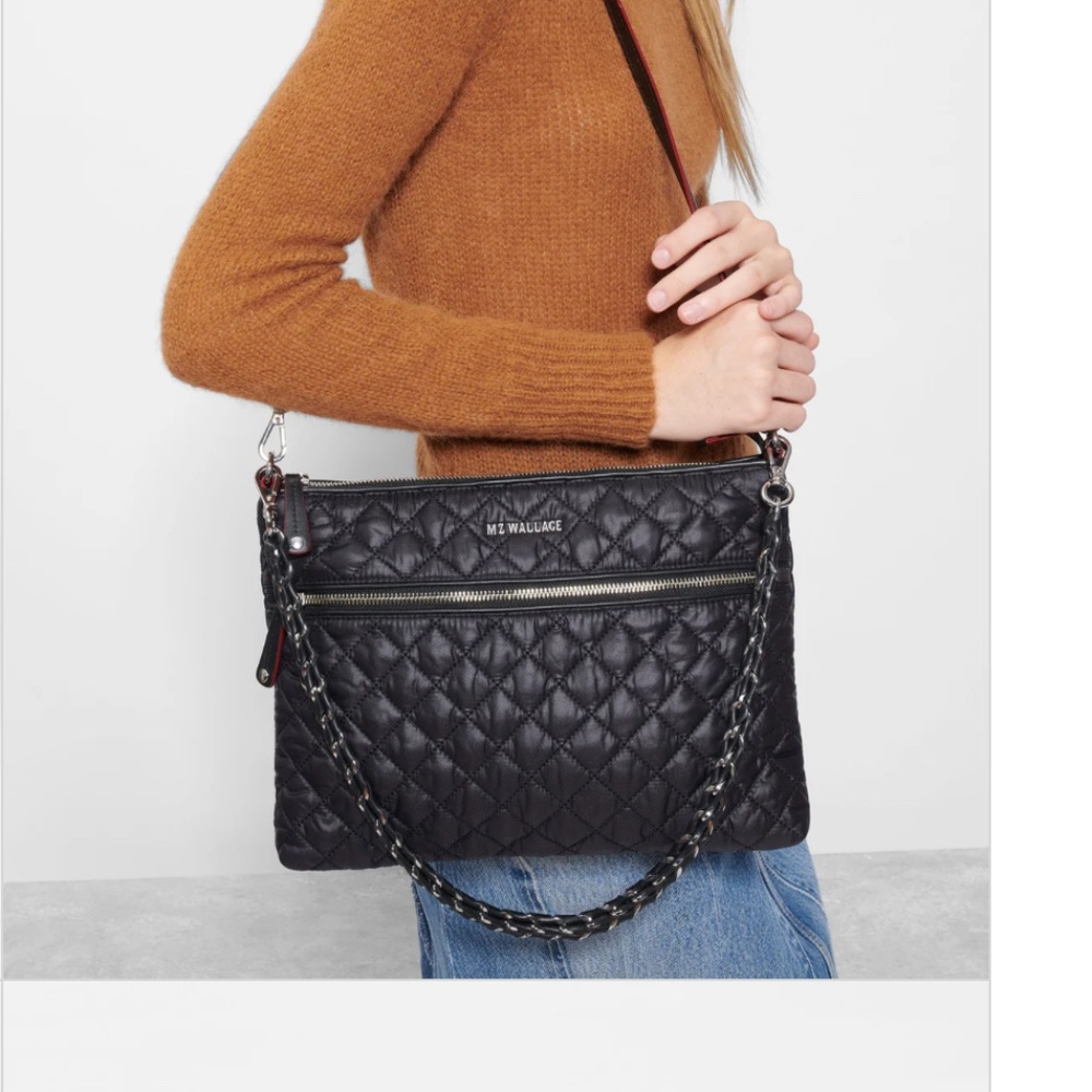 MZ Wallace Crosby Crossbody in Black